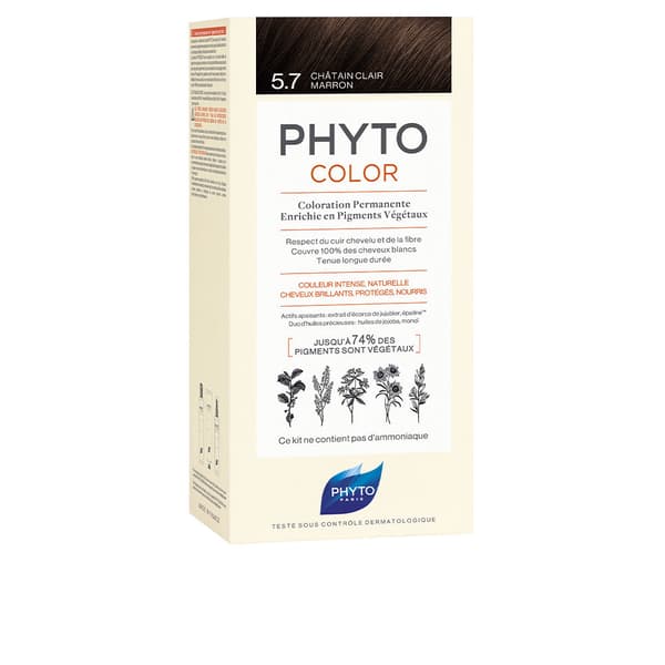 PHYTOCOLOR #5.7-light brown chestnut 4 u