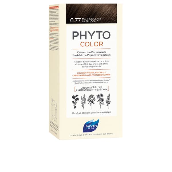 PHYTOCOLOR #6.77-light cappuccino brown 4 u