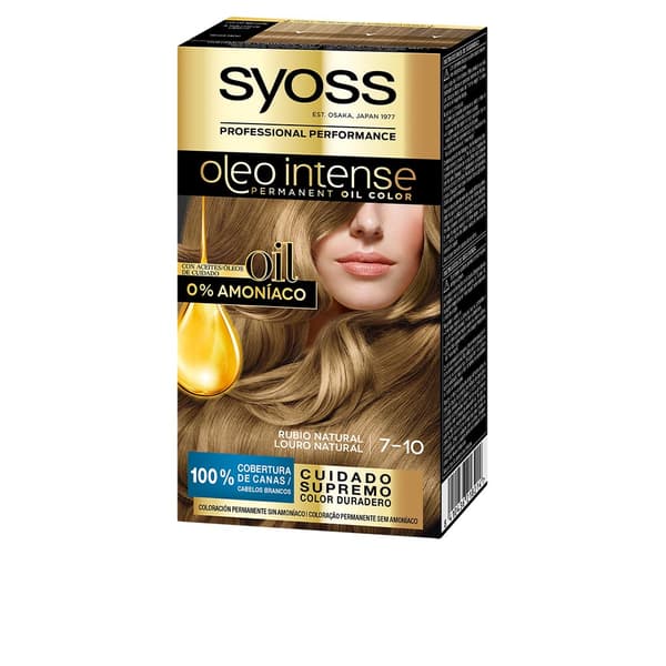 OLEO INTENSE ammonia-free hair color #7.10-natural blonde 5 pcs