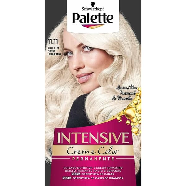 Permanent Hårfarge Schwarzkopf Intensive Plantinablond Nº 11.11 (1 enheter)