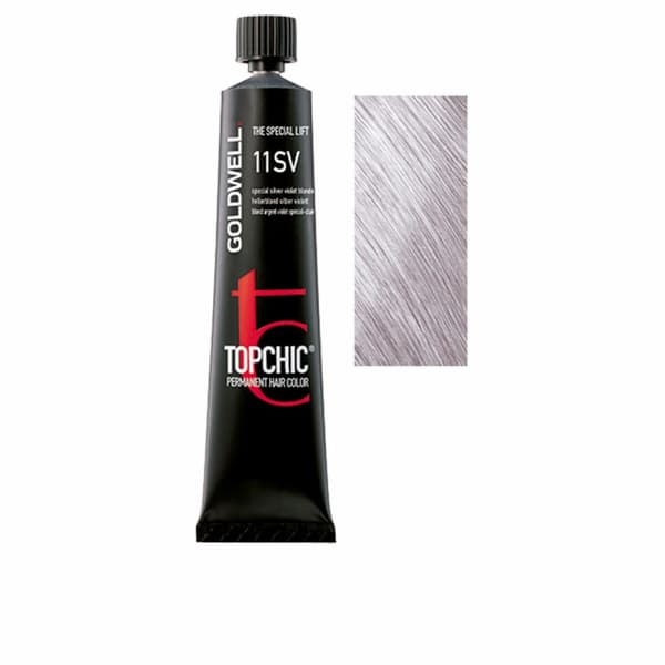 Permanent Farve Goldwell TOPCHIC Platinblond Nº 11SV 60 ml