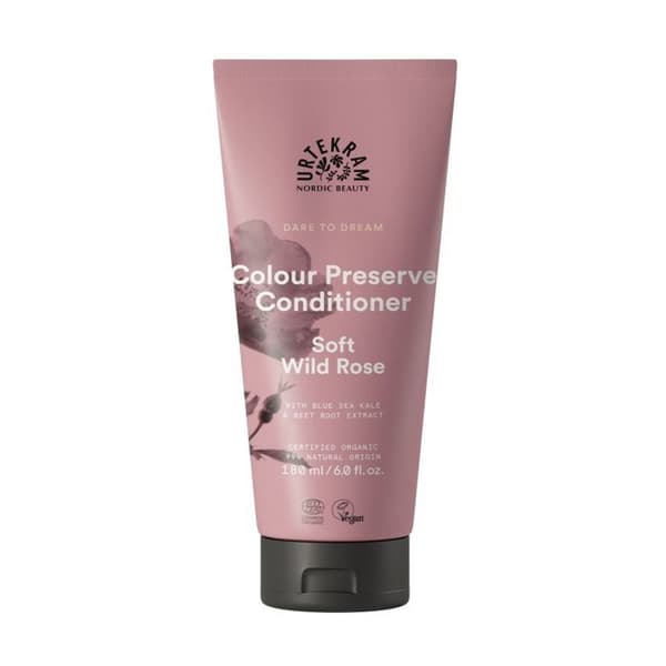 URTEKRAM - Revitaliserande Färgskydd Soft Wild Rose 180 ml kräm