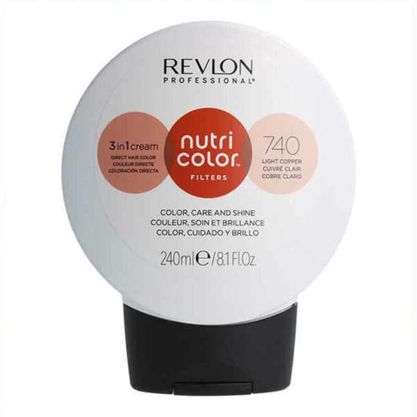 Permanent färg Nutri Color Filters Revlon 7258709740 Koppar (240 ml)