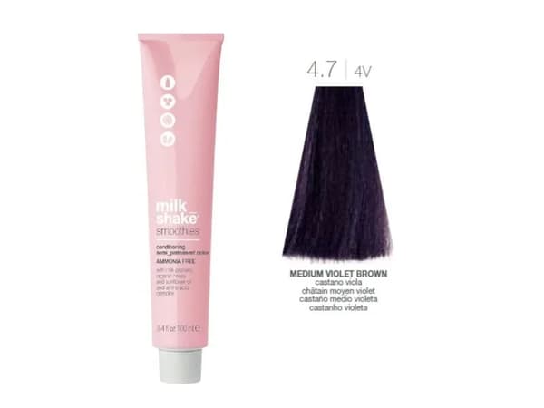 Milk_Shake® Smoothies Semi-permanent Färg 4.7 Medium Violet Brown 100 ml