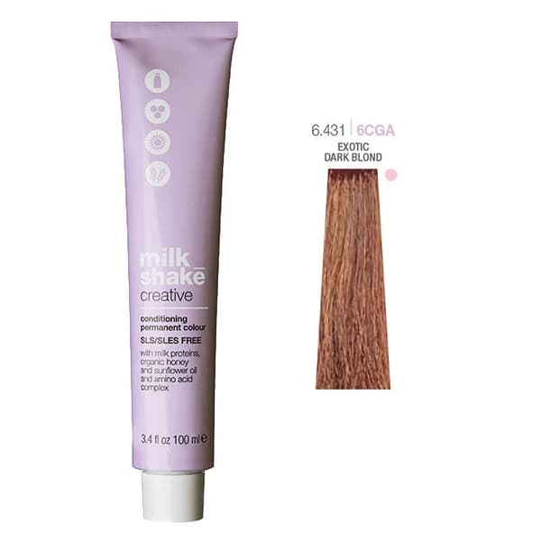Milk_Shake® Creativ Permanent Hårfärg 6.431 Exotic Dark Blond 100 ml