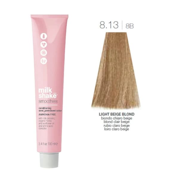 Milk_Shake® Smoothies Semi Permanent Color 8.13 Light Beige Blonde 100 ml