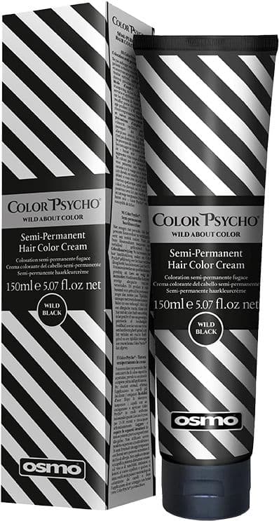 Osmo® Color Psycho semi-permanent hårfarve creme Wild Black 150 ml