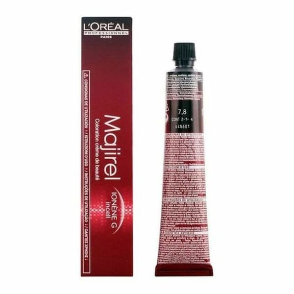 Permanent färg Majirel L'Oreal Professionnel Paris LMAJ78 (50 ml) Nº 7,8 50 ml