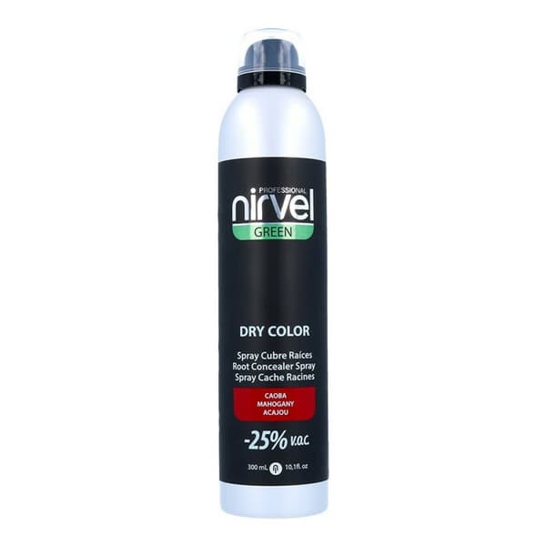 Täckningsspray för grått hår Green Dry Color Nirvel Green Dry Mahogny (300 ml)