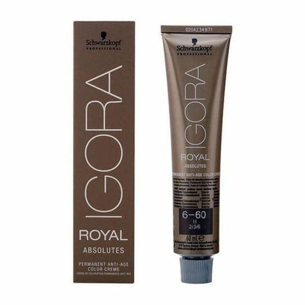 Permanent Anti-Age Farve Igora Royal Absolutes Schwarzkopf 609494 Nº 6-60 Nº 6-60 60 ml