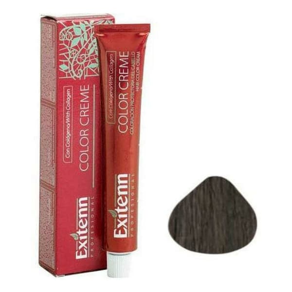 Permanent Farve Color Creme Exitenn Color Creme Nº 8,1 Light Ash Blonde (60 ml)