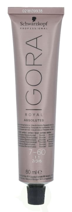 Schwarzkopf Igora Royal Absolutes Permanent Color Creme 60 ml 7-60