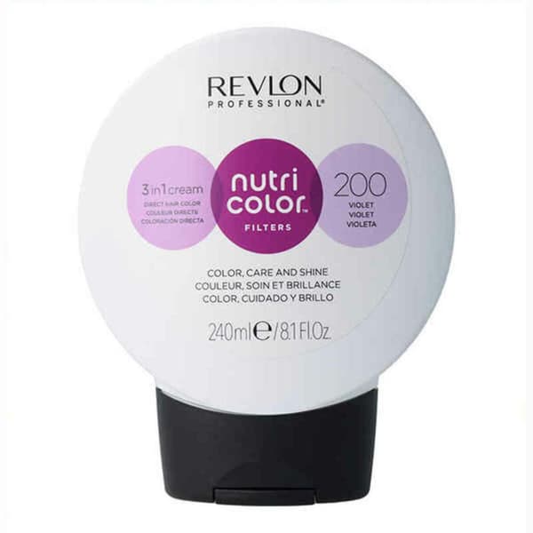 Permanent Farve Nutri Color Revlon 7258709200 200 Violet (240 ml)