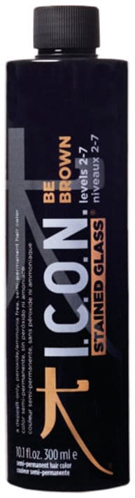 Semi-Permanent Tint Stained Glass Be Brown I.c.o.n. Stained Glass Be Brown N2-7 (300 ml) Nº 2-7 300 ml