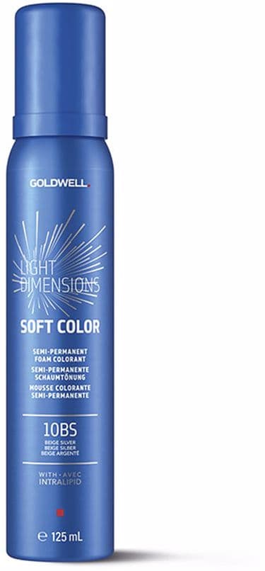 Lightdimensions soft color semi-permanent foam colorant #10-beige silver Goldwell
