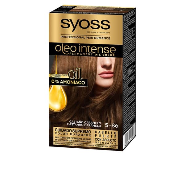 SYOSS OLEO INTENSE ammonia-free dye #5.86-caramel brown 5 pcs.