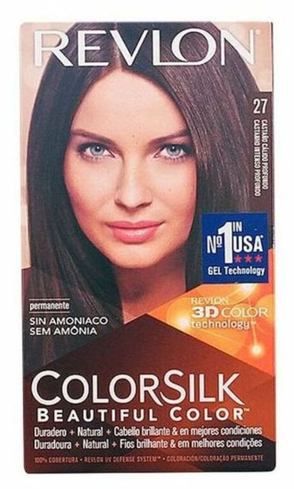 Dye No Ammonia Colorsilk Revlon Deep warm chestnut