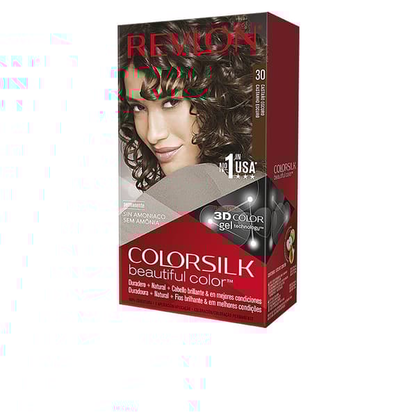 REVLON MASS MARKET COLORSILK dye #30-dark brown 1 u