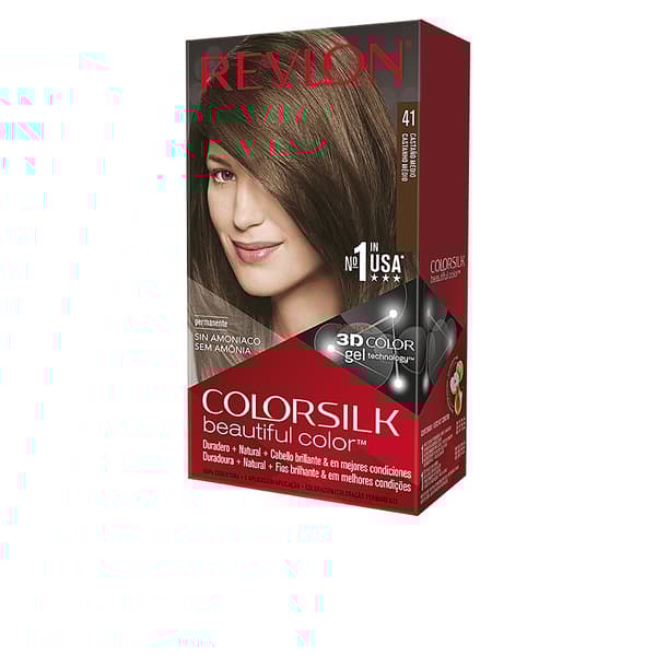 REVLON MASS MARKET COLORSILK dye #41-medium brown 1 u