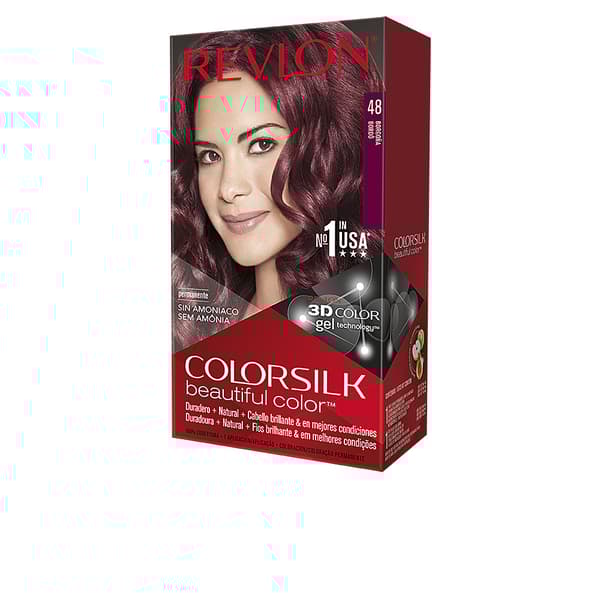 REVLON MASS MARKET COLORSILK dye #48-burgundy 1 u