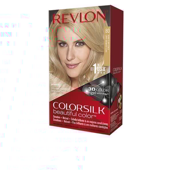 REVLON MASS MARKET COLORSILK tinte #80-rubio claro cenizo 1 u