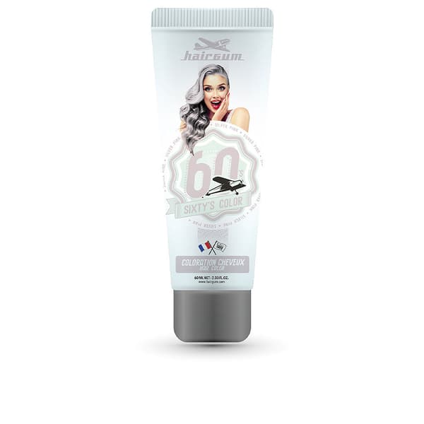 HAIRGUM SIXTY'S COLOR hair dye #silver pink