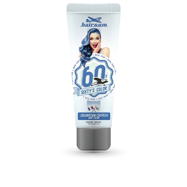 HAIRGUM SIXTY'S COLOR hair colour #royalblue