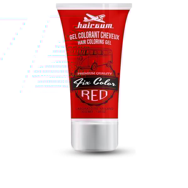 HAIRGUM fix colour gel dye #red