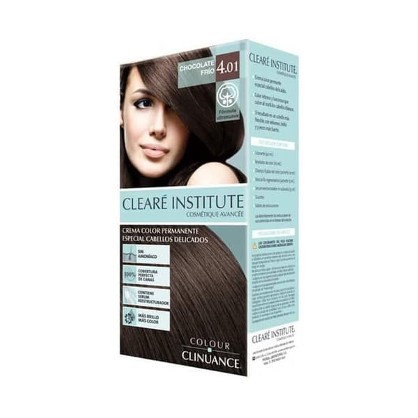 CLEARÉ INSTITUTE CLINUANCE COLOR delicate hair #4.01-cold chocolate 1 u