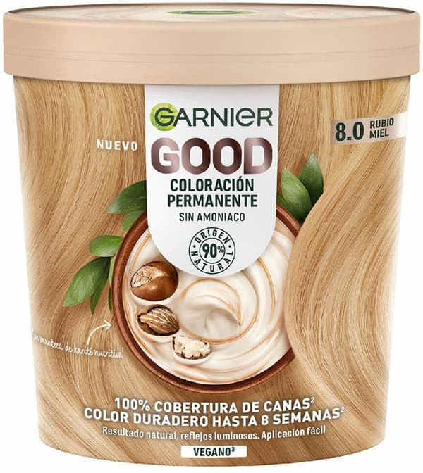 Permanent Dye Garnier Good Nº 8.0 Blonde (1 Unit)