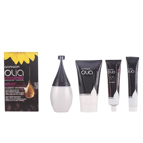 GARNIER OLIA Permanent Colouring Permanent Colouring #5,0 Light Brown set