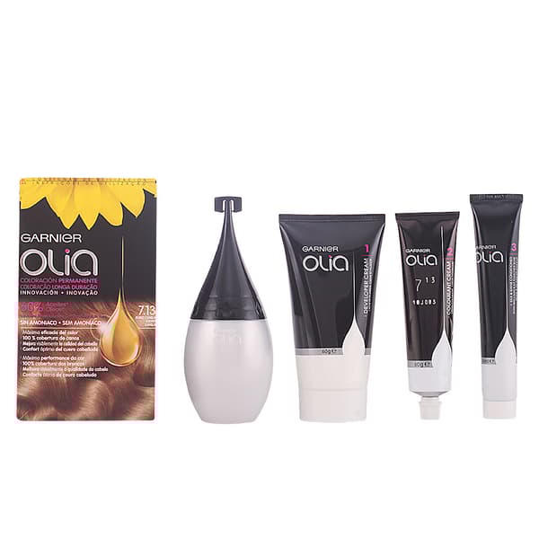 GARNIER OLIA Permanent Colouring #7,13 Cinnamon Blonde set