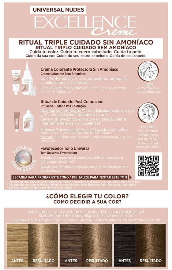 Permanent Dye L'Oreal Make Up Excellence Blonde