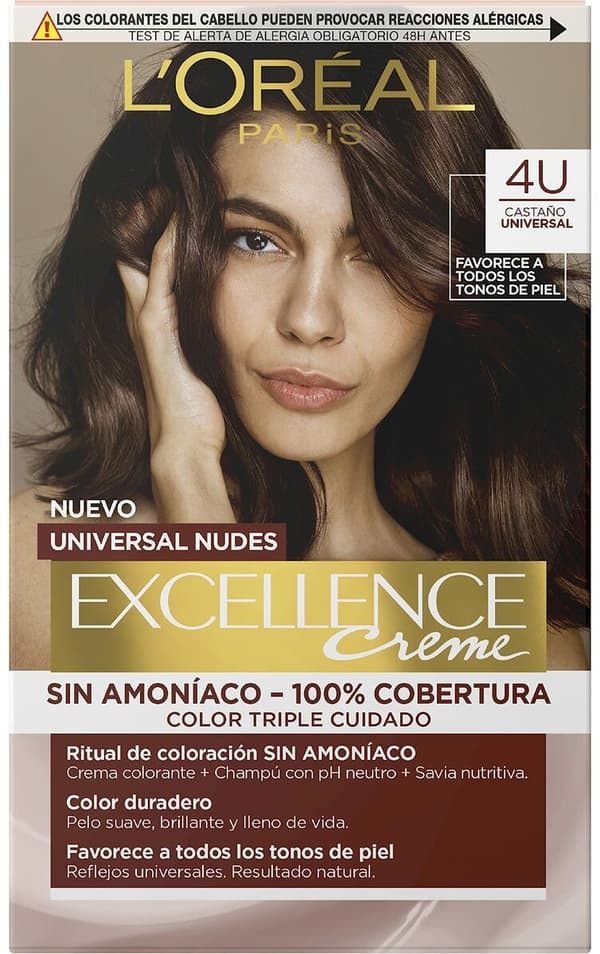 Permanent Dye L'Oreal Make Up Excellence Brown