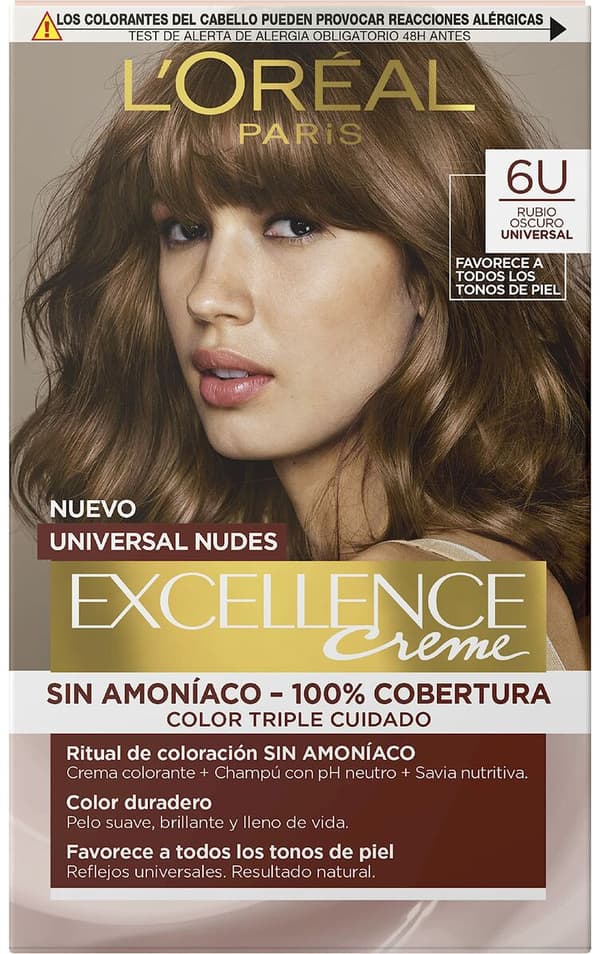 Permanent Dye L'Oreal Make Up Excellence Dark Blonde