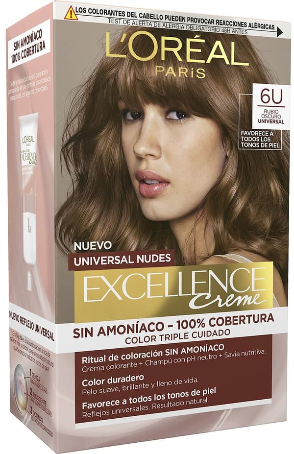 Permanent Dye L'Oreal Make Up Excellence Dark Blonde