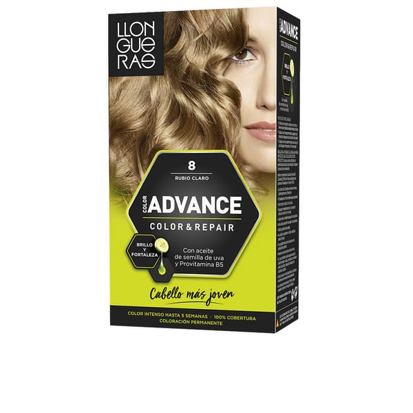 LLONGUERAS COLOUR ADVANCE #8-light blonde 1 u