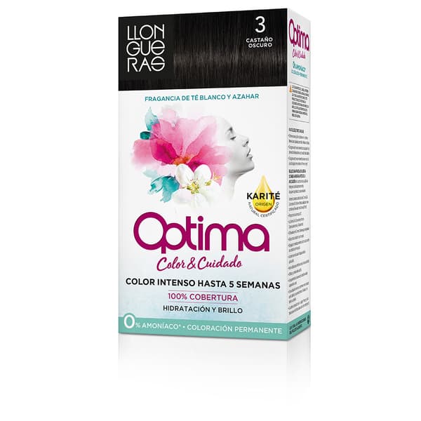 LLONGUERAS OPTIMA colouring #3-dark brown 1 u
