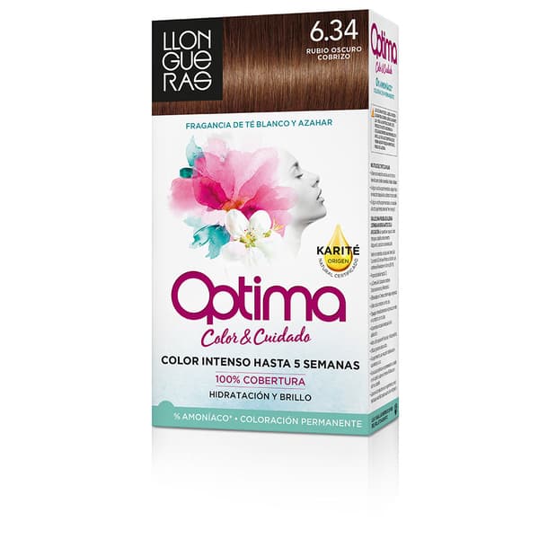 LLONGUERAS OPTIMA colouring #6.34-intense golden blonde 1 u