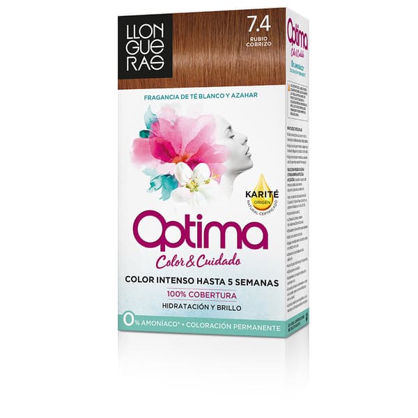 LLONGUERAS OPTIMA colouring #7.4-copper blonde 1 u