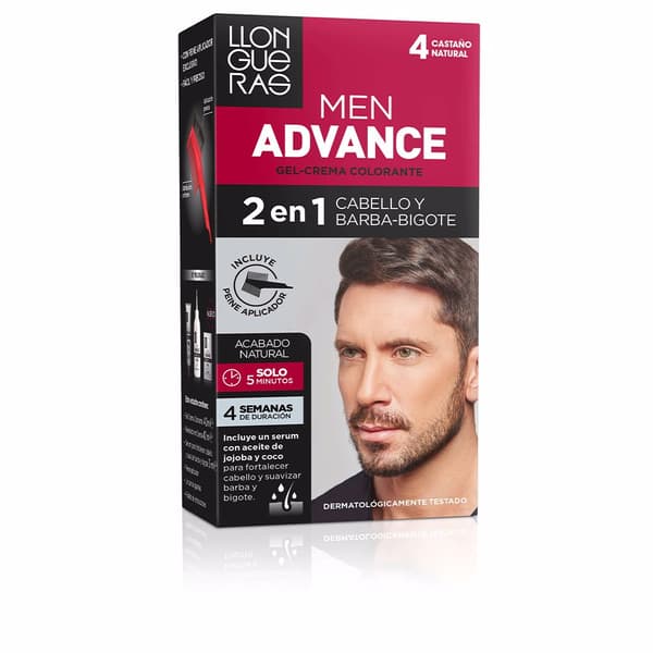 LLONGUERAS MEN ADVANCE #4-natural brown 1 u