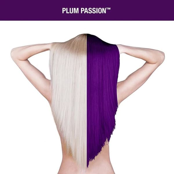 Semi-permanent färgning - Manic Panic - Plommon Passion - Vegan - Ammoniakfri - Kräm