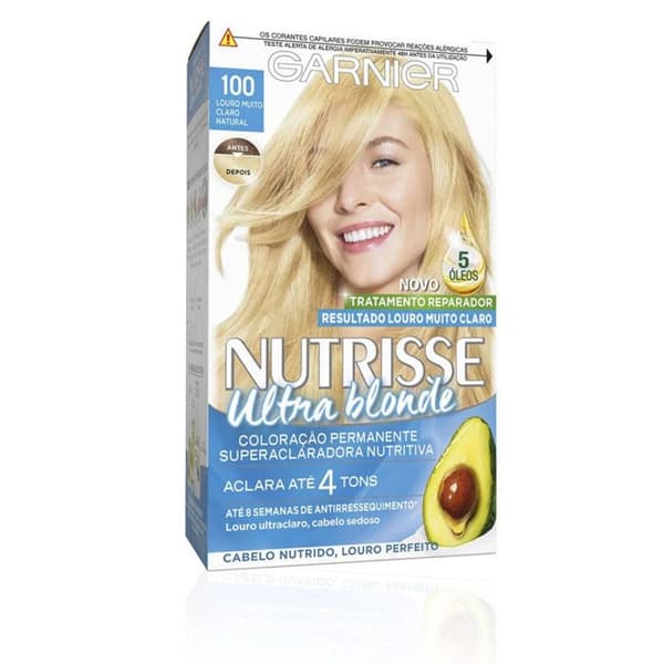 Garnier - Nutrisse Ultra Blonde Permanent Hårfärg - 100 Very Light Blonde