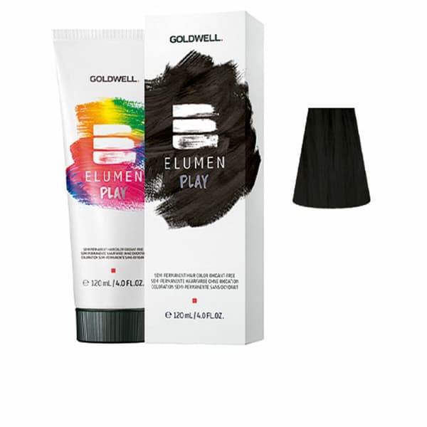 Halvvarig färg Goldwell ELUMEN PLAY black 120 ml