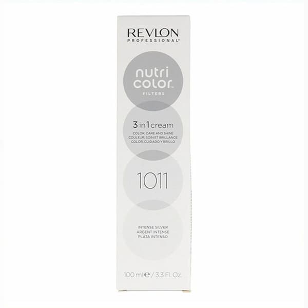 Permanent hårfäg - creme Revlon Nutri Color 3 i 1 1011 - Intense Silver Nº 1011 Intense Silver 100 ml