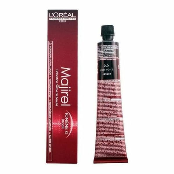 Permanent färg Majirel L'Oreal Professionnel Paris Majirel Nº 5,5 50 ml