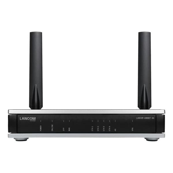 Router - LANCOM - 1800EF-4G - 4G LTE 300 Mbit/s - Optisk fiber - Gigabit Ethernet