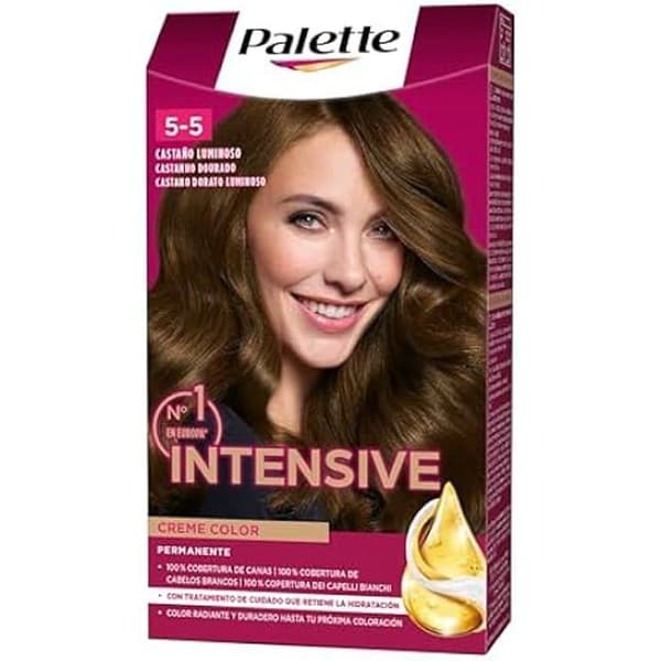 Tinte - SCHWARZKOPF - Castaño Luminoso 5.5 - Kräm - Ammoniakfri - Alla hårtyper