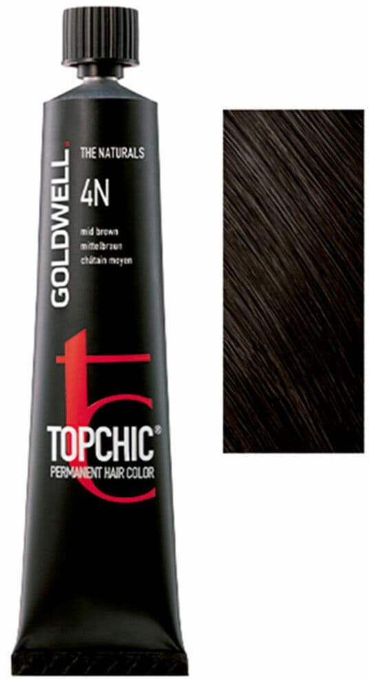 Permanent Dye Goldwell TOPCHIC Nº 4N 60 ml