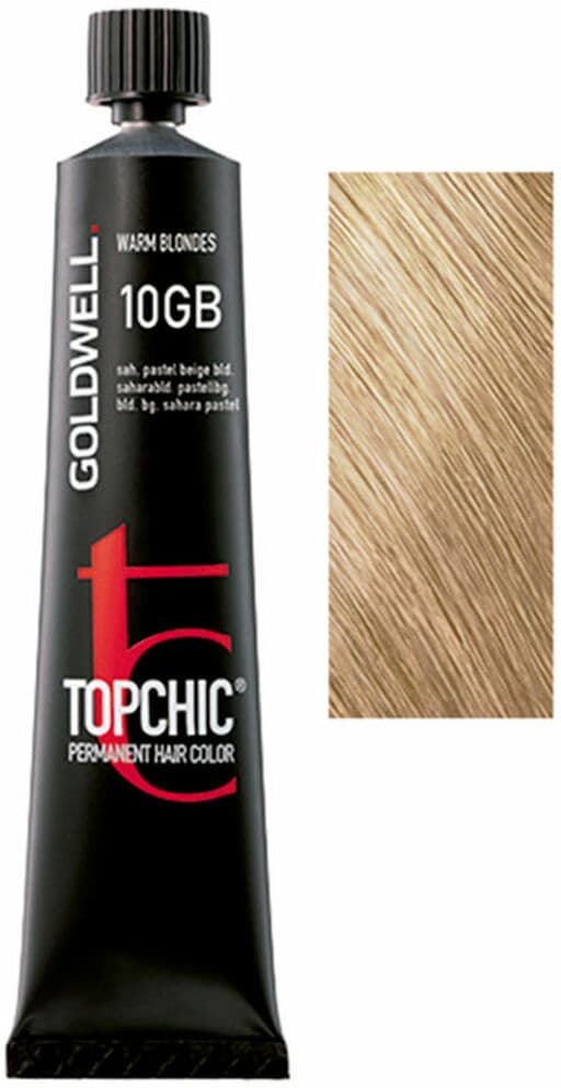 Permanent Dye Goldwell TOPCHIC Platinum Blonde Nº 10GB 60 ml